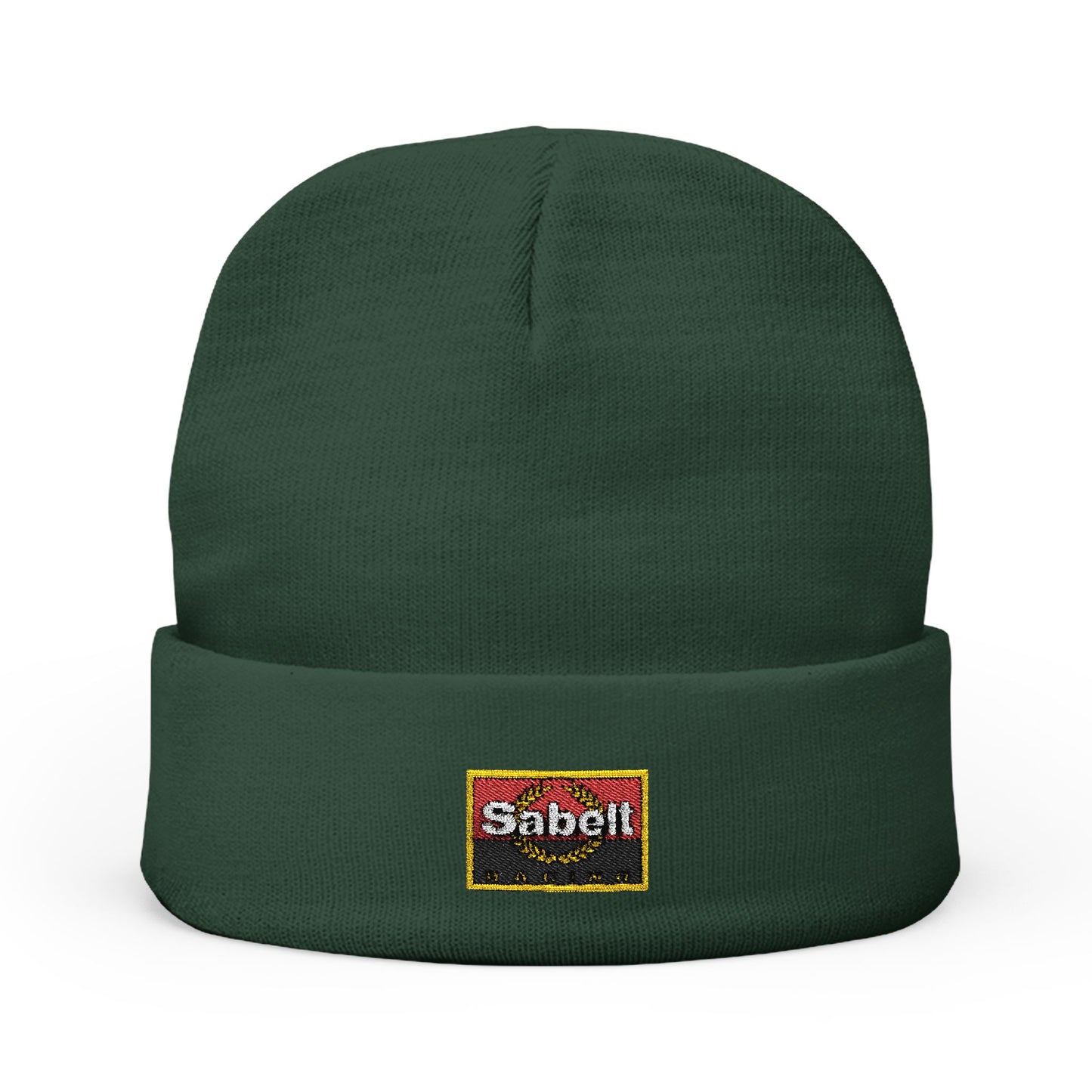 Embroidered Sabelt Racing Knit Beanie