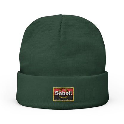 Embroidered Sabelt Racing Knit Beanie