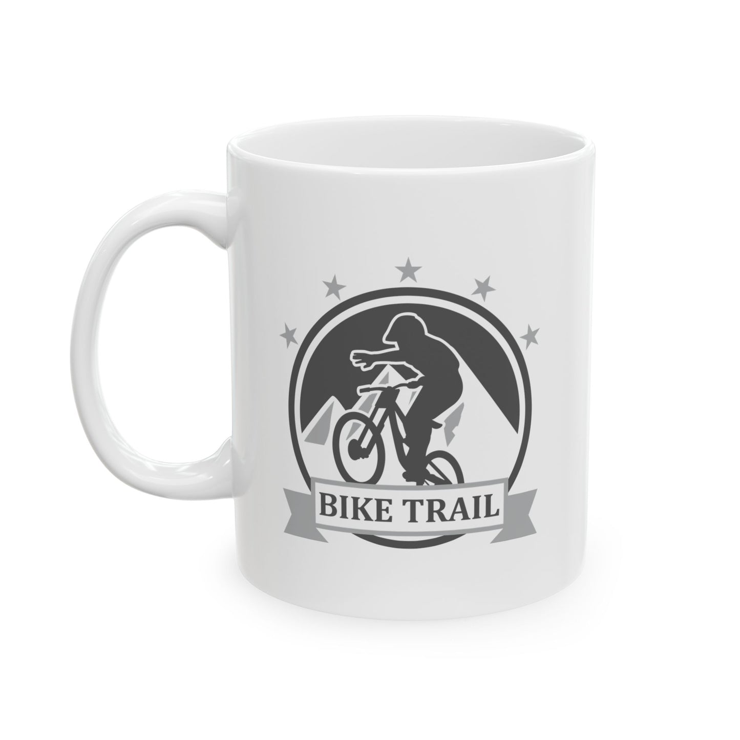 Bike Trail Ceramic Mug