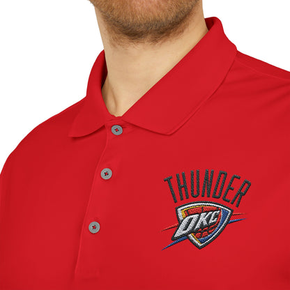 Oklahoma City Thunder Adidas Performance Polo