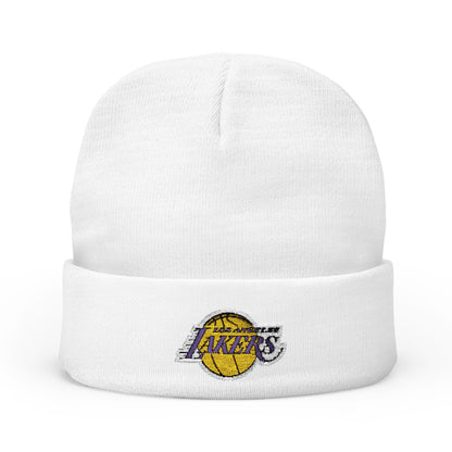 Embroidered Los Angeles Lakers Knit Beanie