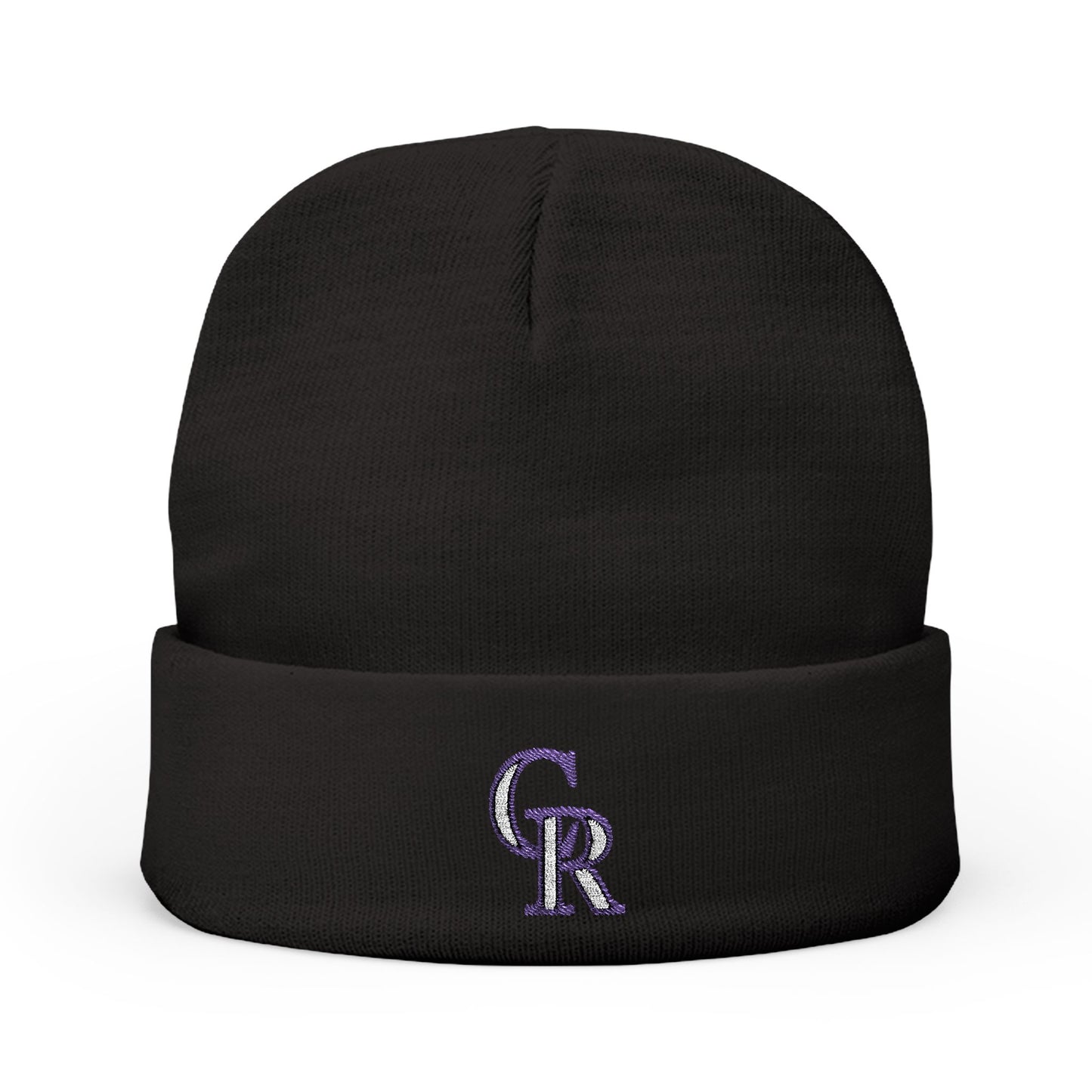 Embroidered Colorado Rockies Knit Beanie