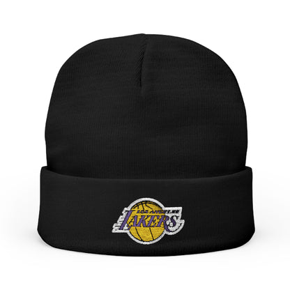 Embroidered Los Angeles Lakers Knit Beanie