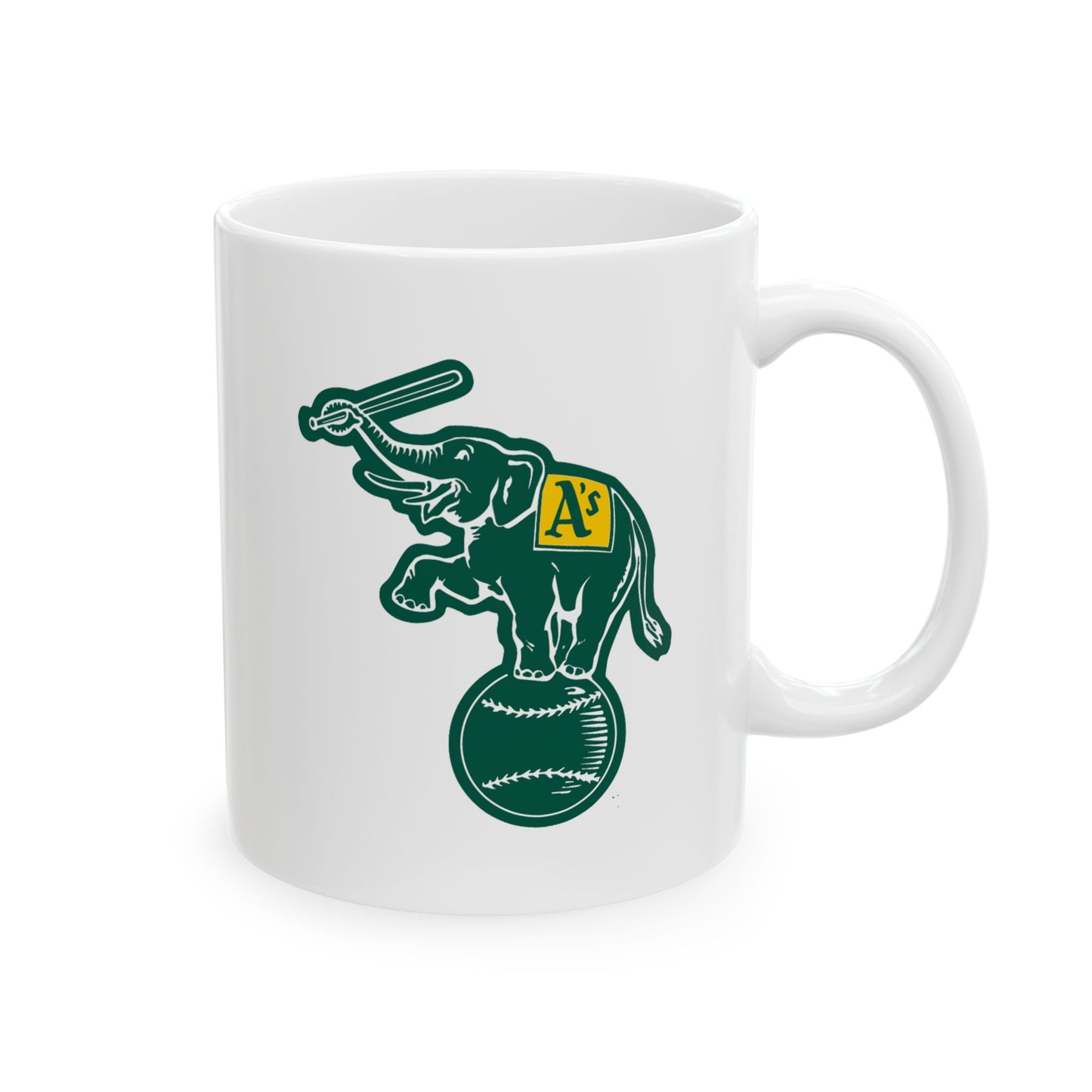 Oakland Athletics Elephant Ceramic Mug