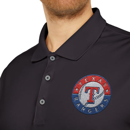 Texas Rangers Adidas Performance Polo