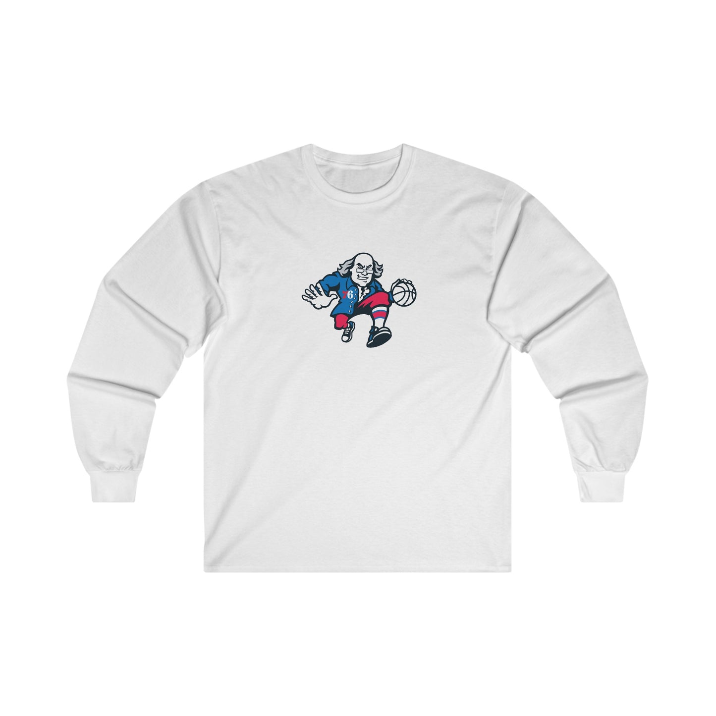 Philadelphia 76ers Ben Franklin Long Sleeve T-Shirt