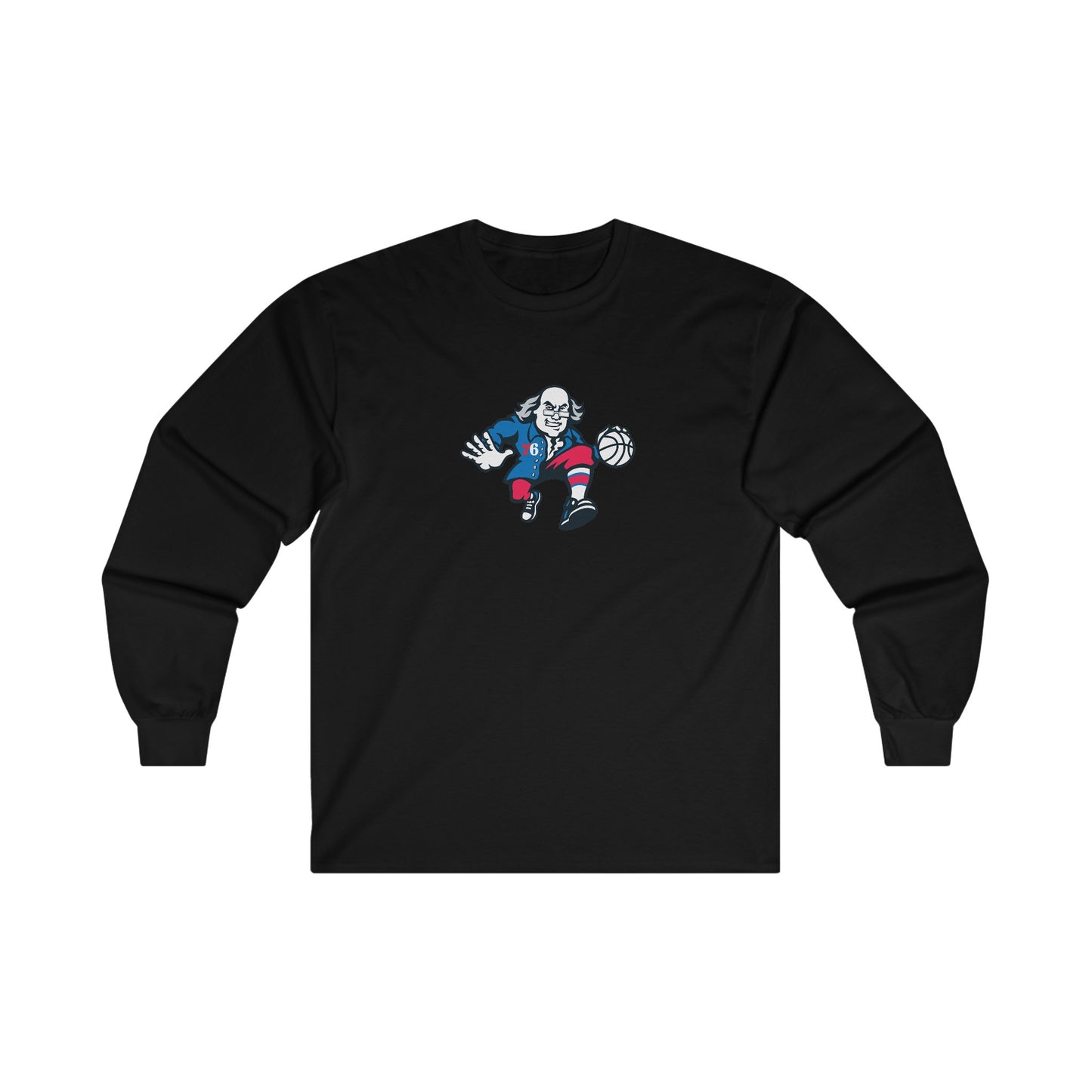 Philadelphia 76ers Ben Franklin Long Sleeve T-Shirt