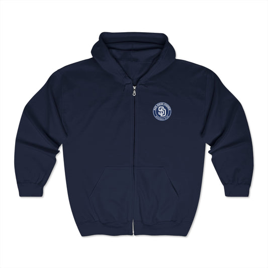 San Diego Padres Circle Zip-Up Hoodie