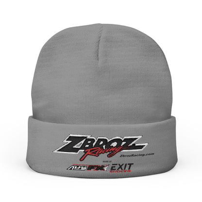 Embroidered ZBROS Racing Knit Beanie