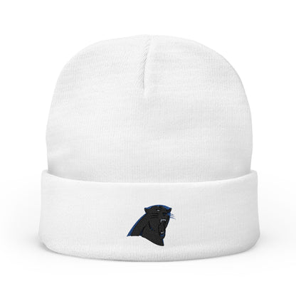 Embroidered Carolina Panthers Knit Beanie