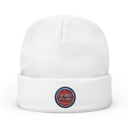 Embroidered Detroit Pistons Knit Beanie