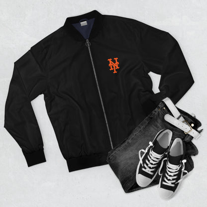 New York Mets Hat Men's Bomber Jacket