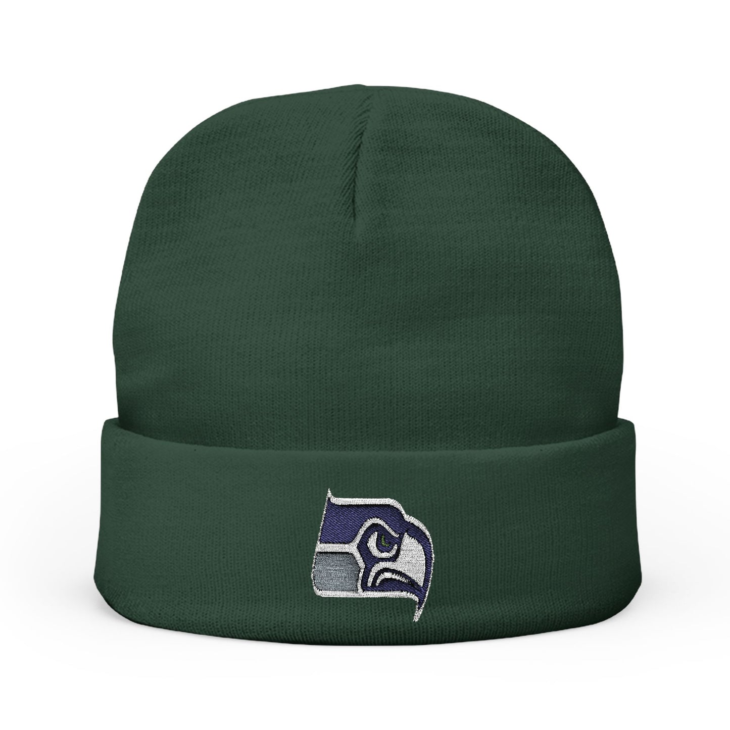 Embroidered Seattle Seahawks Knit Beanie