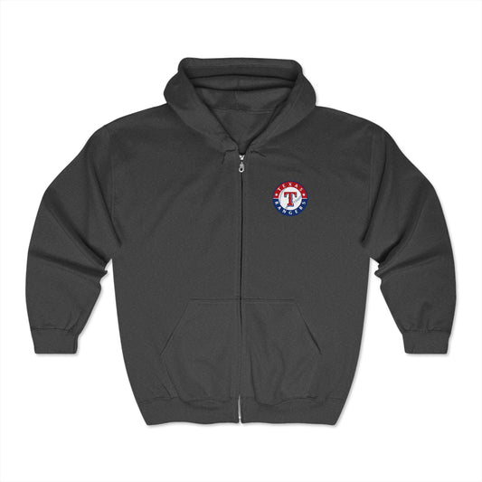 Texas Rangers Zip-Up Hoodie