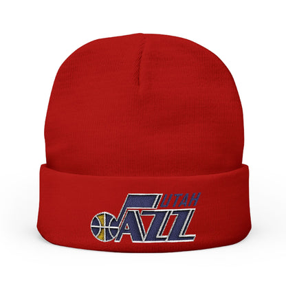 Embroidered Utah Jazz Knit Beanie