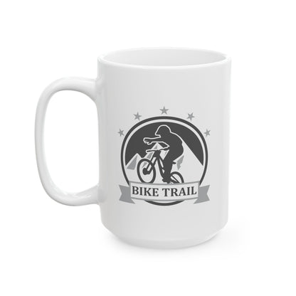 Bike Trail Ceramic Mug