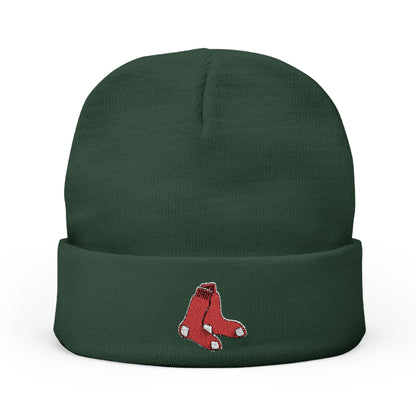 Embroidered Boston Red Sox Knit Beanie