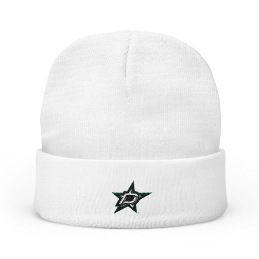 Embroidered Dallas Stars Knit Beanie