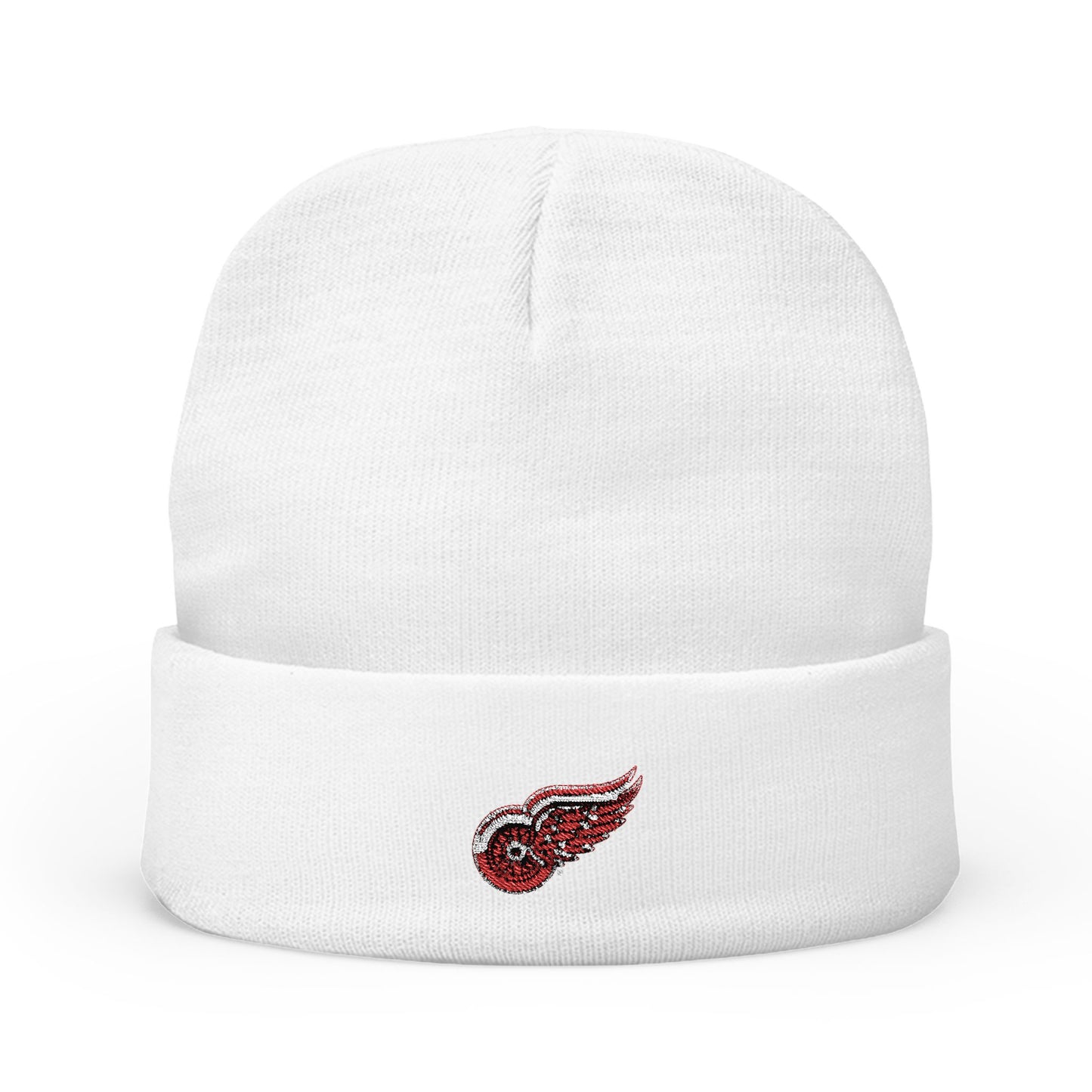 Embroidered Detroit Red Wings Knit Beanie