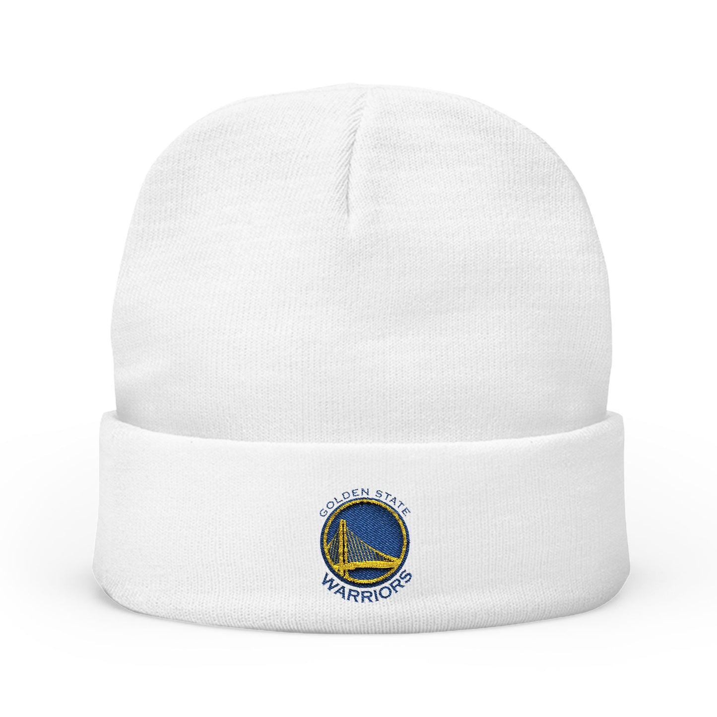 Embroidered Golden State Warriors Knit Beanie