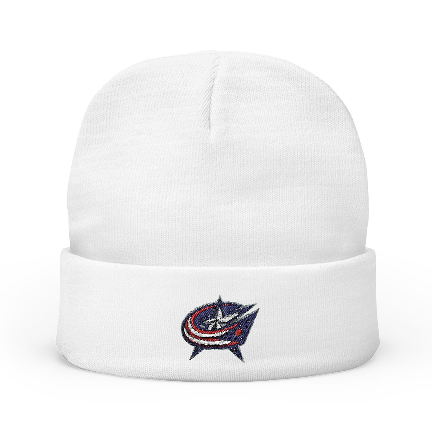 Embroidered Columbus Blue Jackets Knit Beanie