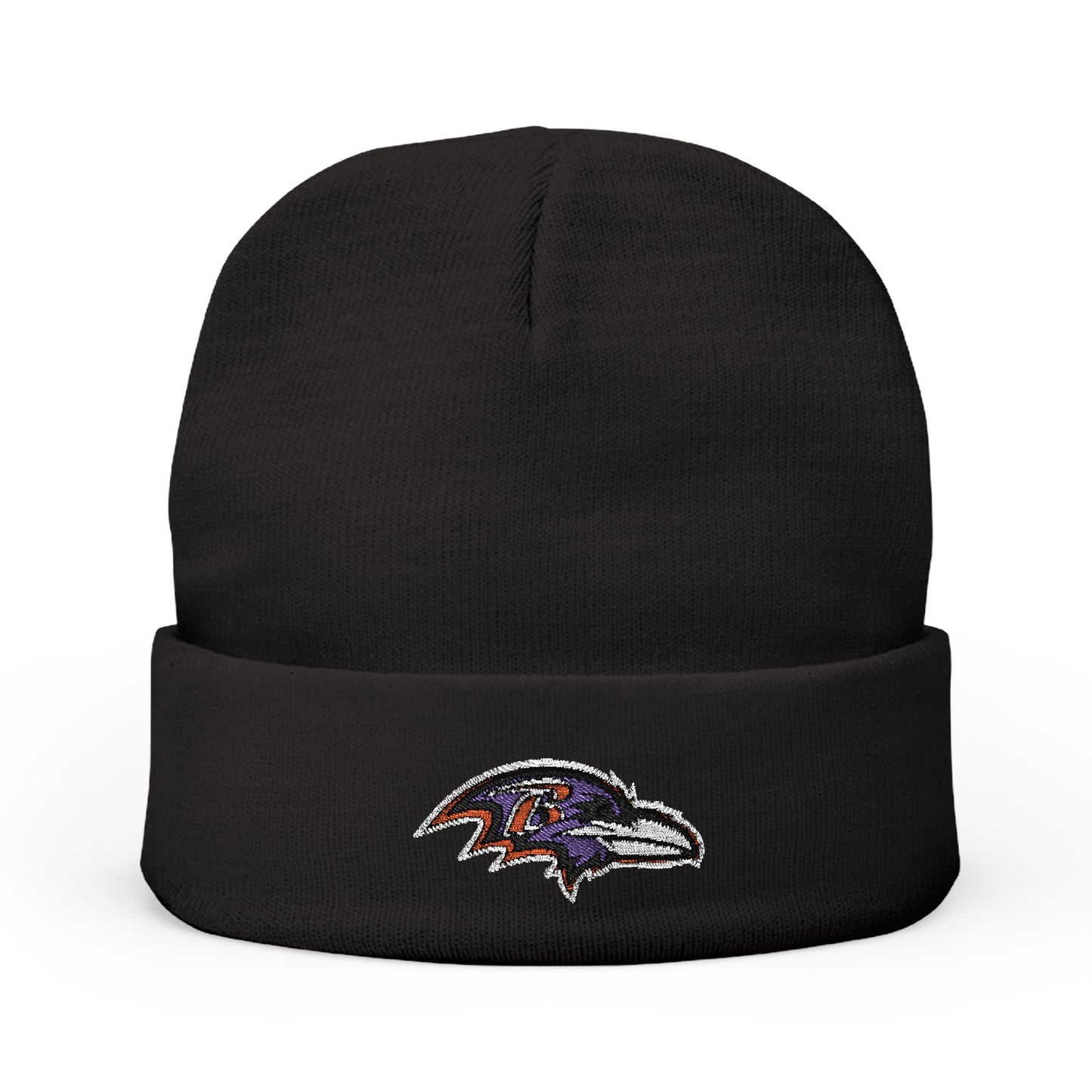 Embroidered Baltimore Ravens Knit Beanie