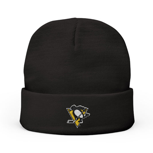 Embroidered Pittsburgh Penguins Knit Beanie