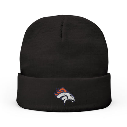 Embroidered Denver Broncos Knit Beanie