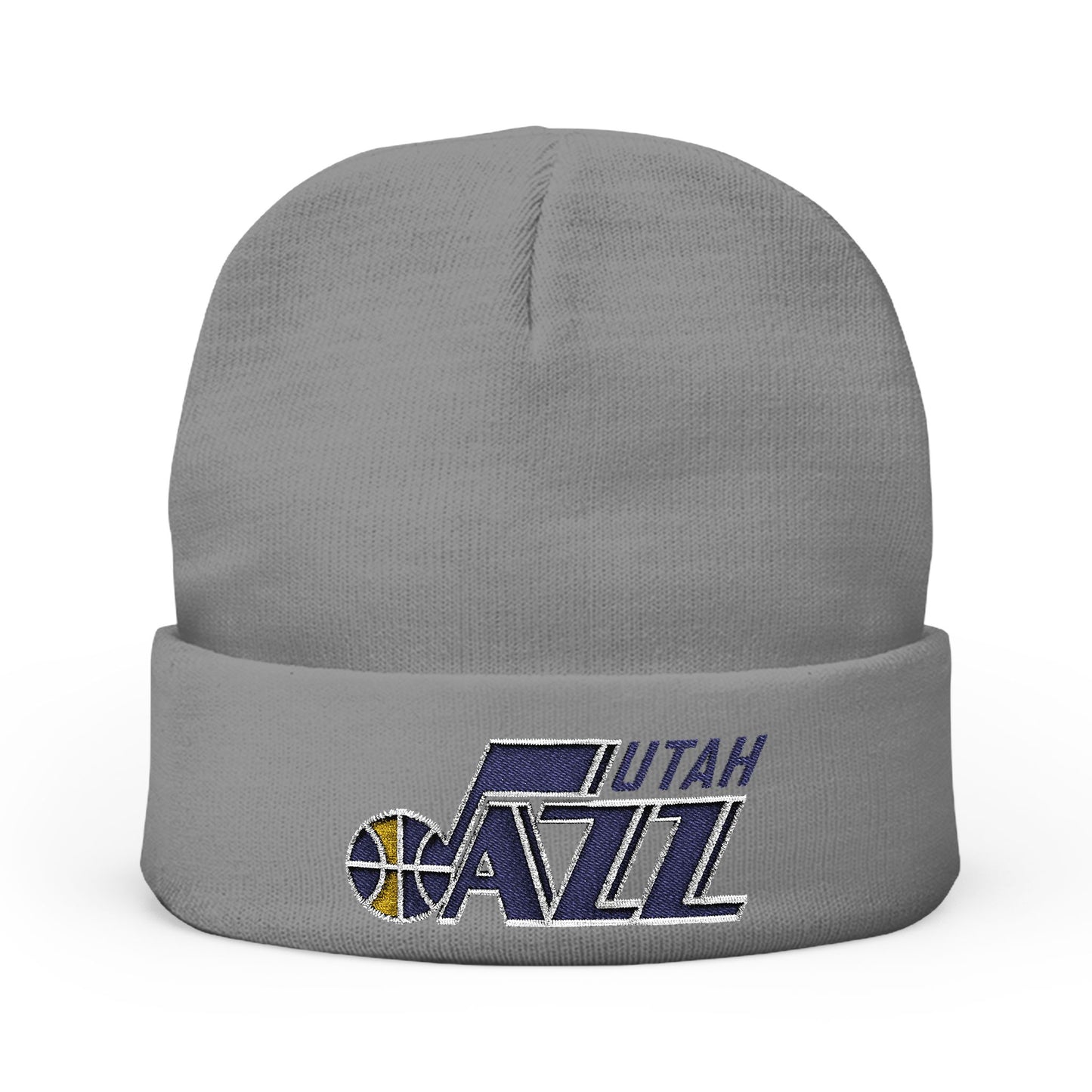 Embroidered Utah Jazz Knit Beanie