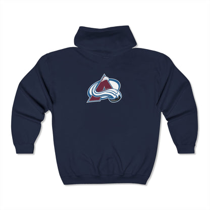 Colorado Avalanche Zip-Up Hoodie