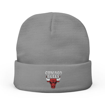 Embroidered Chicago Bulls Knit Beanie