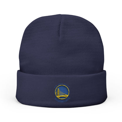 Embroidered Golden State Warriors Knit Beanie