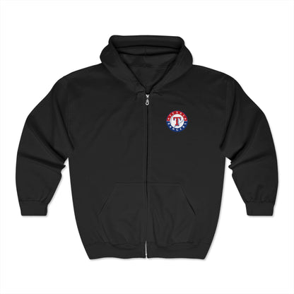 Texas Rangers Zip-Up Hoodie