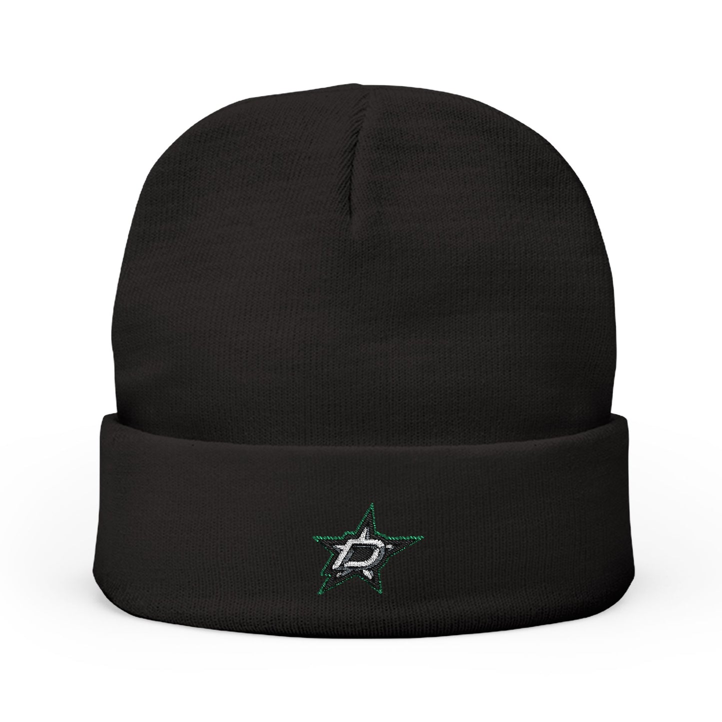 Embroidered Dallas Stars Knit Beanie