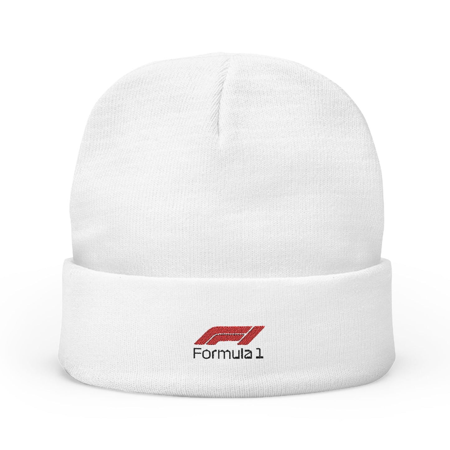 Embroidered Mercedes AMG Petronas F1 Logo Knit Beanie