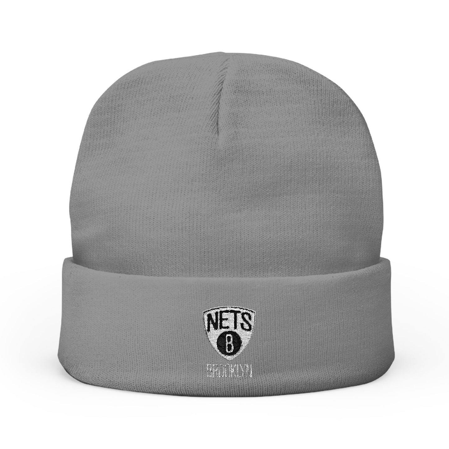 Embroidered Brooklyn Nets Knit Beanie