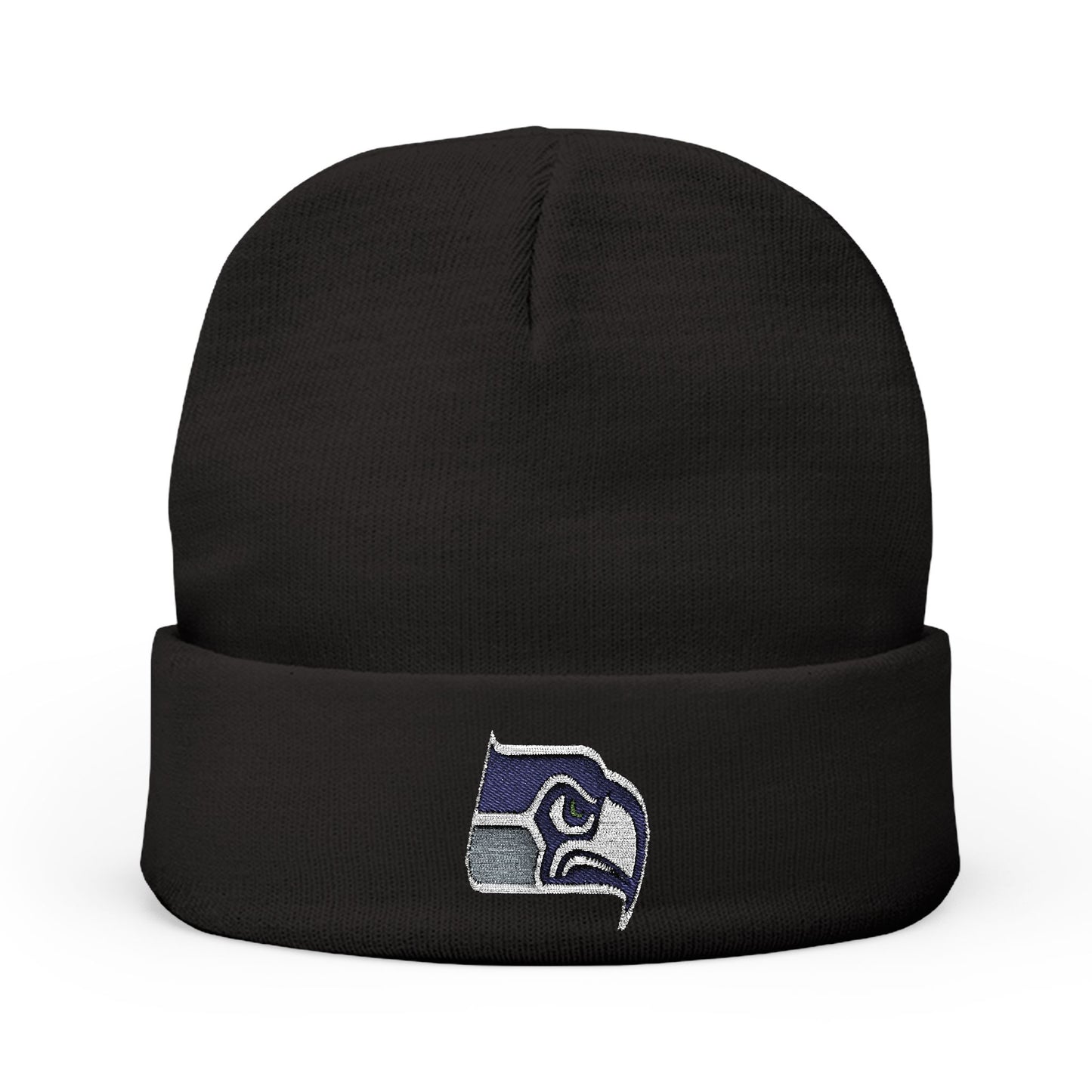 Embroidered Seattle Seahawks Knit Beanie