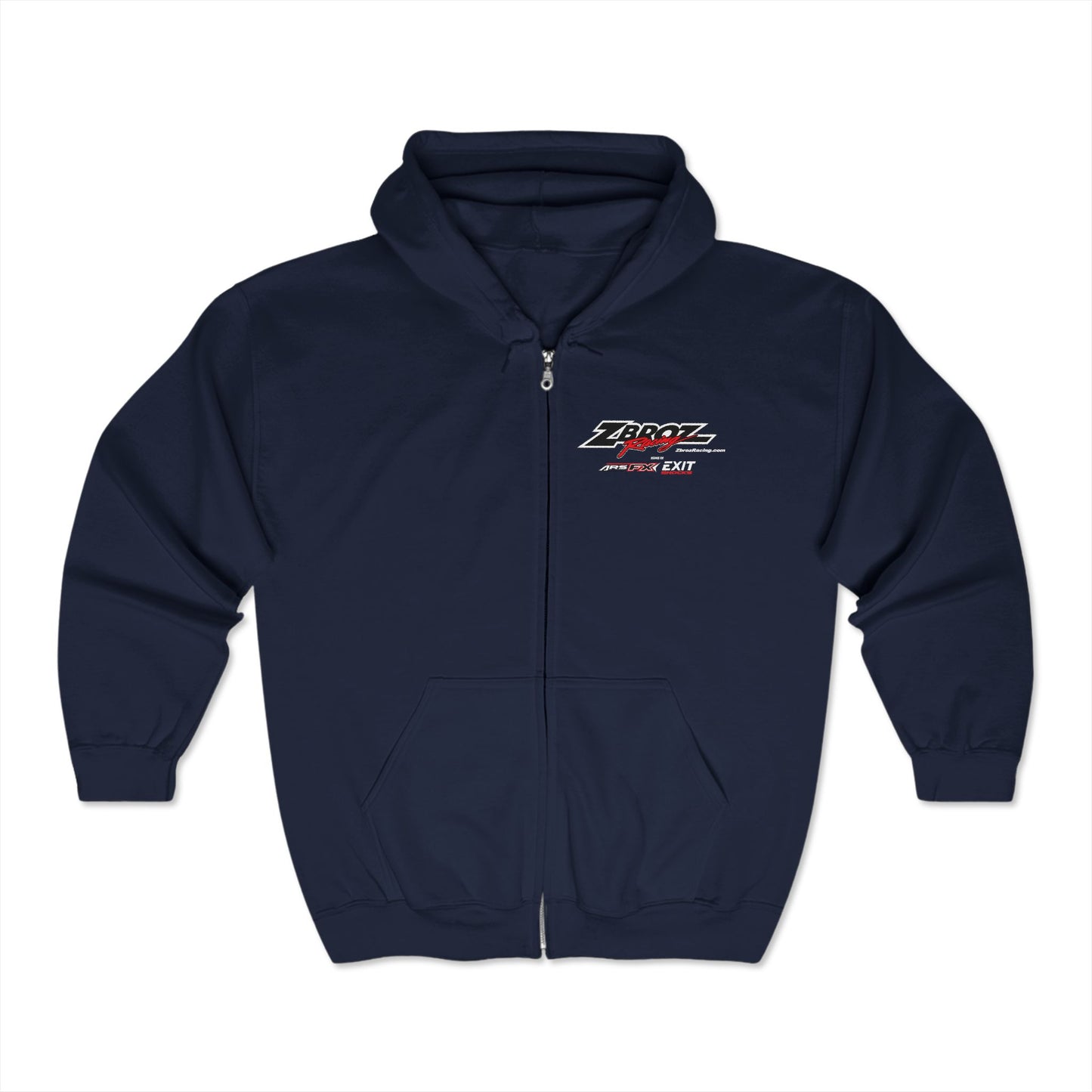 ZBROZ Racing Zip-Up Hoodie