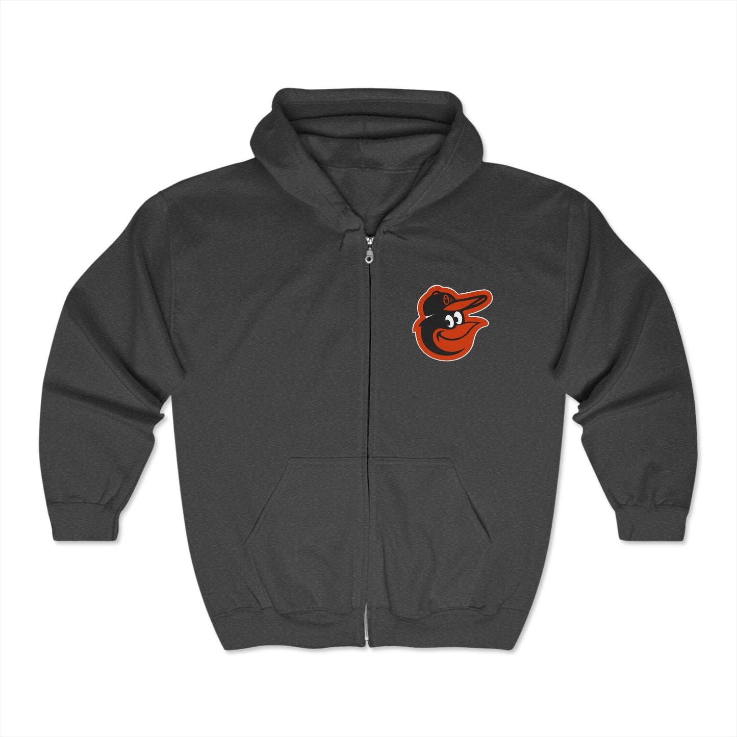 Baltimore Orioles Bird Zip-Up Hoodie