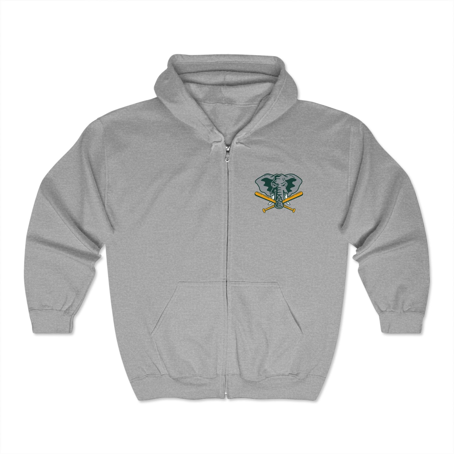 Oakland Athletics Elephant Head Zip-Up Hoodie