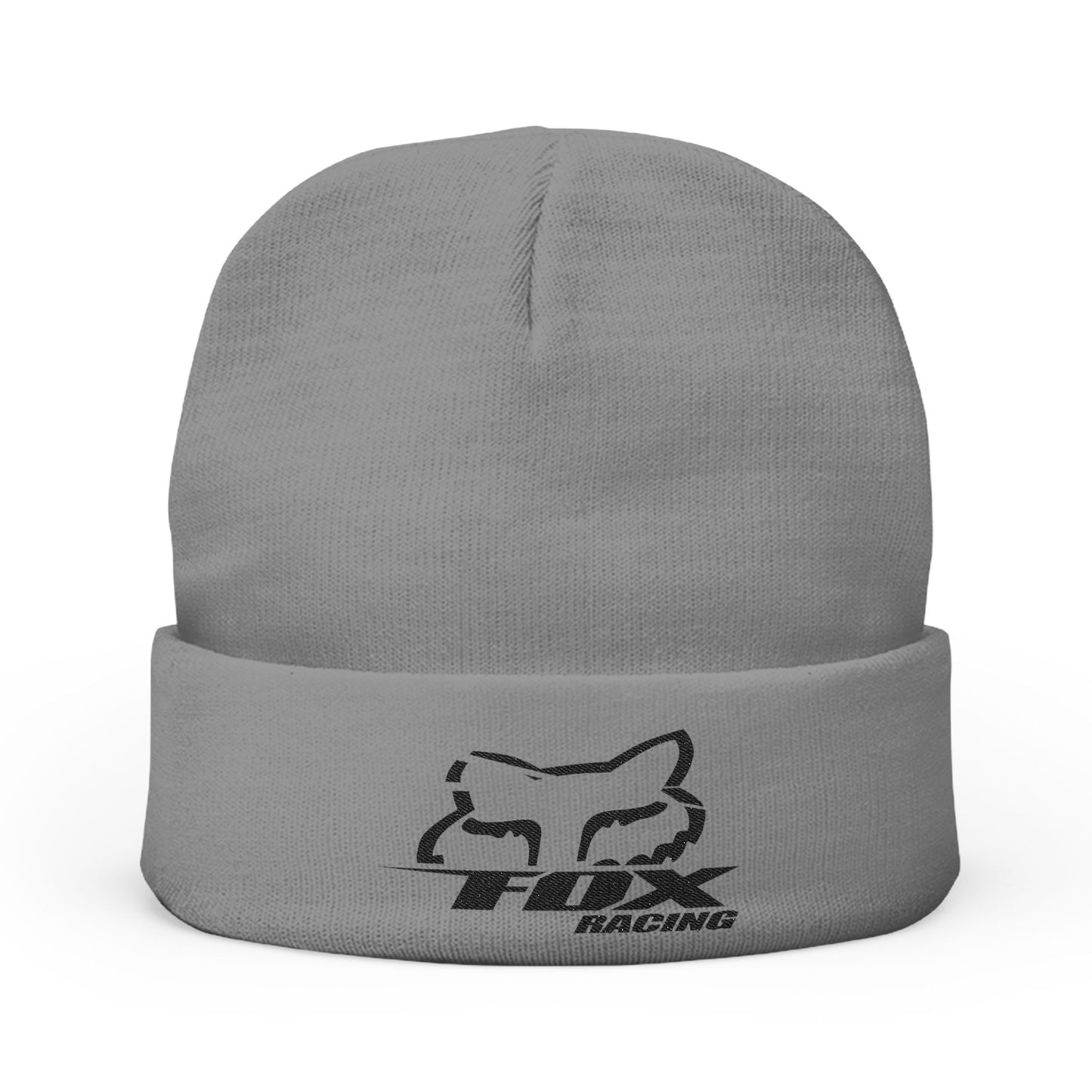 Embroidered Fox Racing Logo Knit Beanie