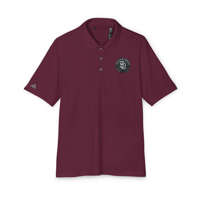 San Diego Padres Circle Adidas Performance Polo