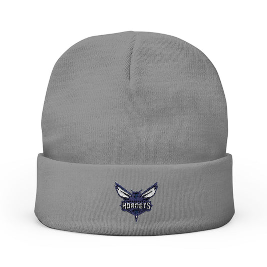 Embroidered Charlotte Hornets Knit Beanie