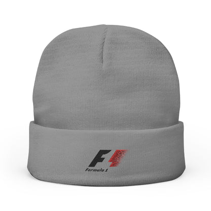 Embroidered Formula One Racing Knit Beanie