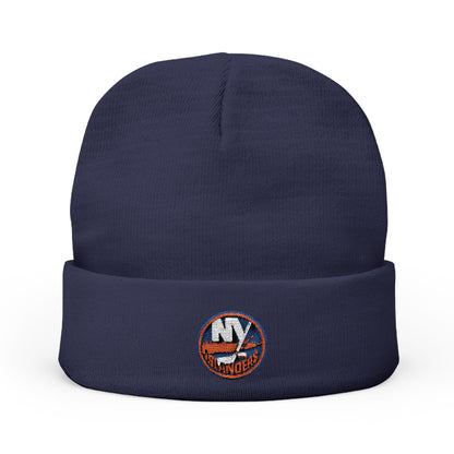 Embroidered New York Islanders Knit Beanie