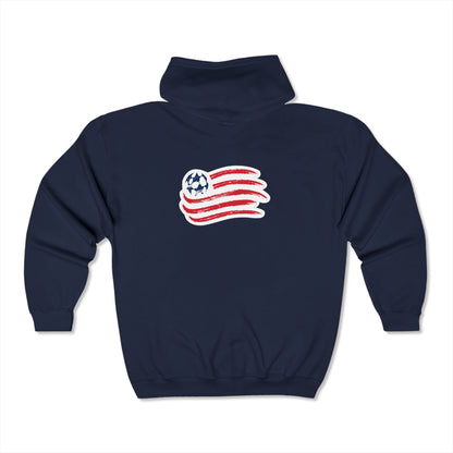 New England Revolution Zip-Up Hoodie