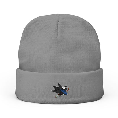 Embroidered San Jose Sharks Knit Beanie