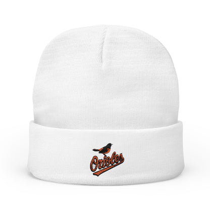 Embroidered Baltimore Orioles Knit Beanie