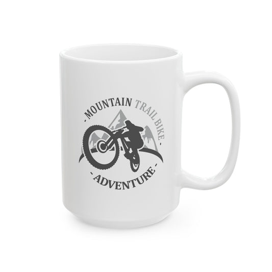 Mountain Bike Racing Ceramic Mug