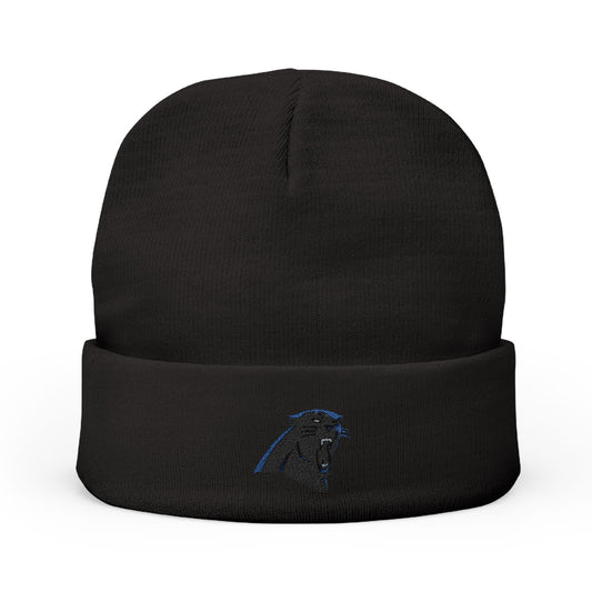 Embroidered Carolina Panthers Knit Beanie